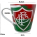 Caneca De Porcelana Allmix Estampa Fluminense 290 ML Branco