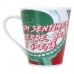 Caneca De Porcelana Allmix Estampa Fluminense 290 ML Branco