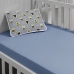 Jogo de Cama Tecebem Mini Cama Baby Malha Nino 2 Peças Azul