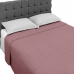 Cobre Leito Tecebem Queen Malha Lisa em Matelasse 240 x 260cm Rose