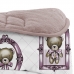 Edredom Tecebem Baby Duo Dupla Face Malha e Plush Flannel Cistina 85cmx145m Rosinha