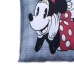 Fronha Portallar Malha Disney Estampa Localizada Minnie 48cmx68cm Cinza