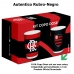 kit Copo Dose Vidro BrasFoot Flamengo 2 Unidades Iron 360 Licenciado 55ml Branco