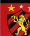 Toalha de Praia Buettner Veludo Estampado Brasão Sport Club de Recife 70cm x 140m Vermelho